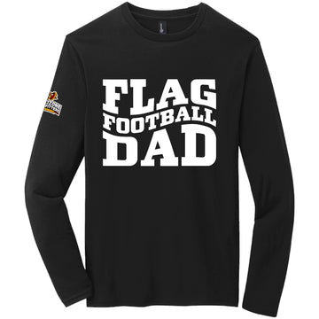 Flag Football Dad Wave - Long Sleeve Shirt
