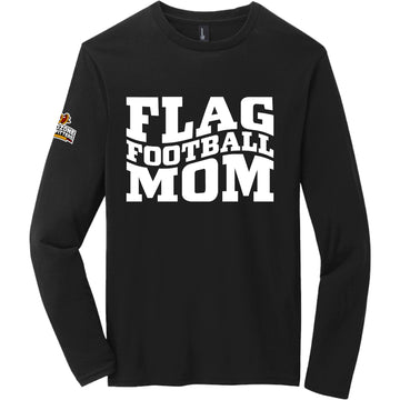 Flag Football Mom Wave - Long Sleeve Shirt