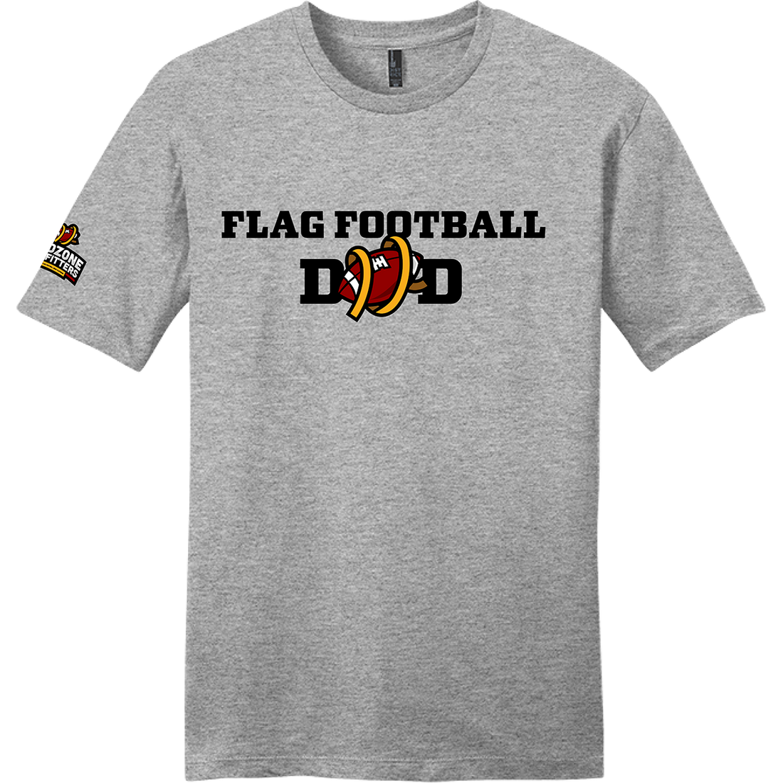 Flag Football Dad Logo - Short Sleeve Shirt