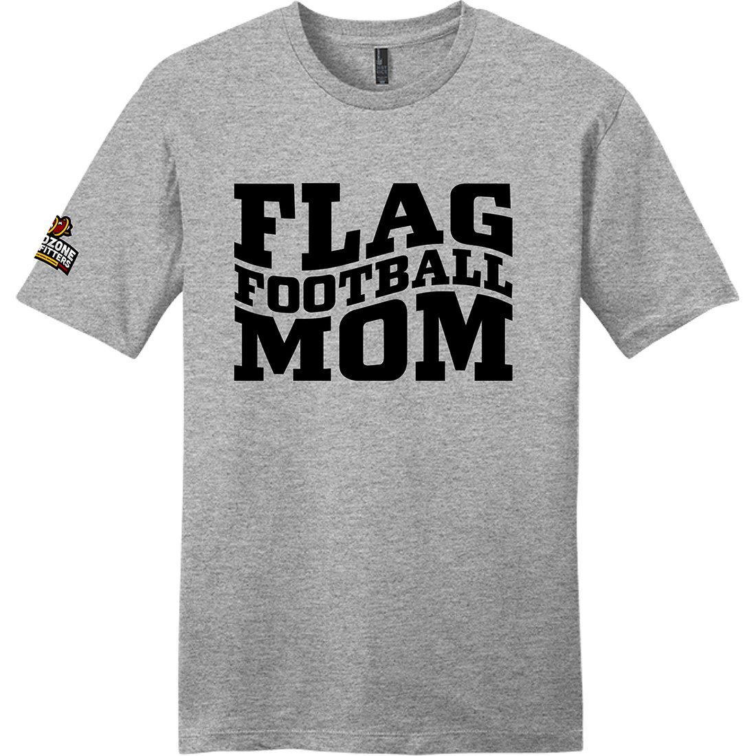 Flag Football Mom Wave - Short Sleeve Shirt
