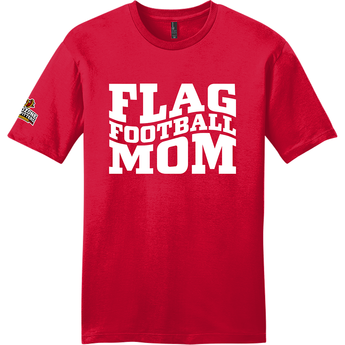 Flag Football Mom Wave - Short Sleeve Shirt