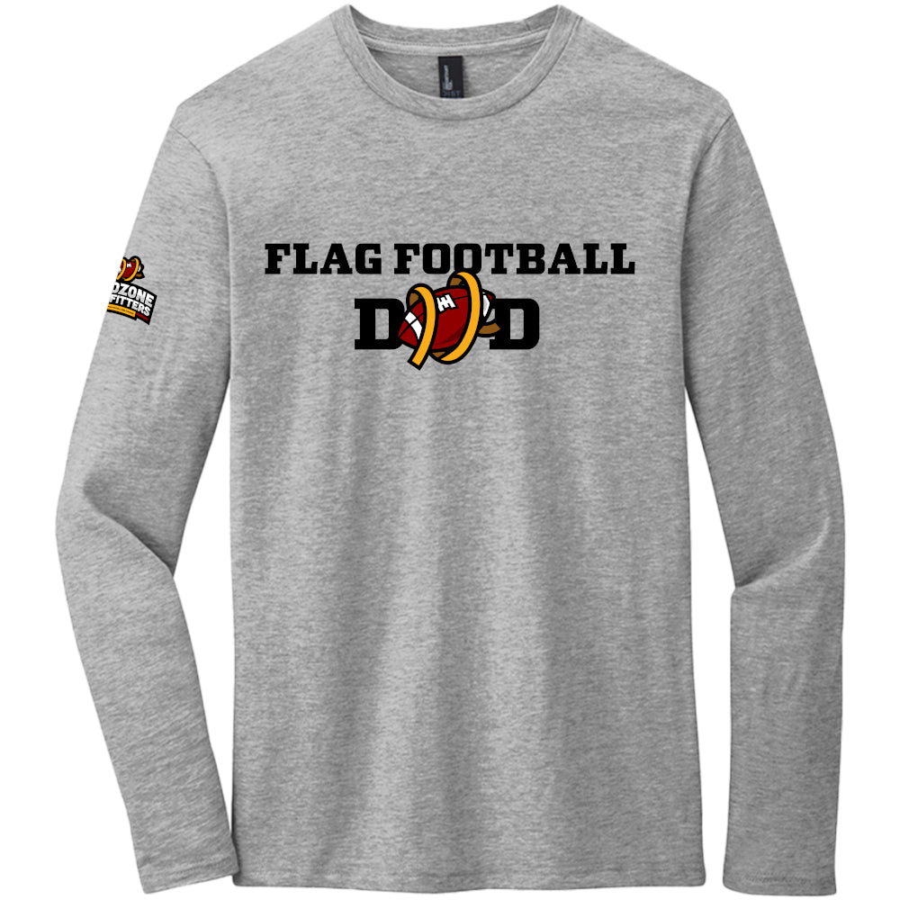 Flag Football Dad Logo - Long Sleeve Shirt