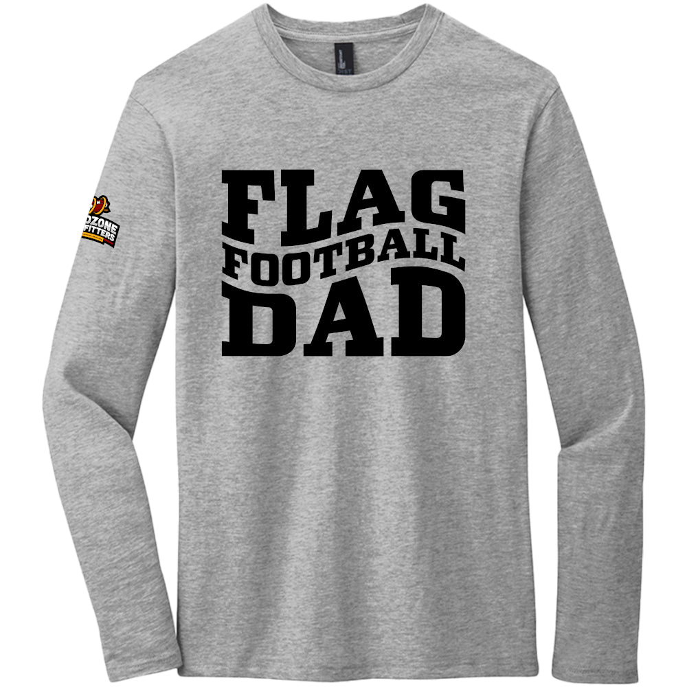 Flag Football Dad Wave - Long Sleeve Shirt