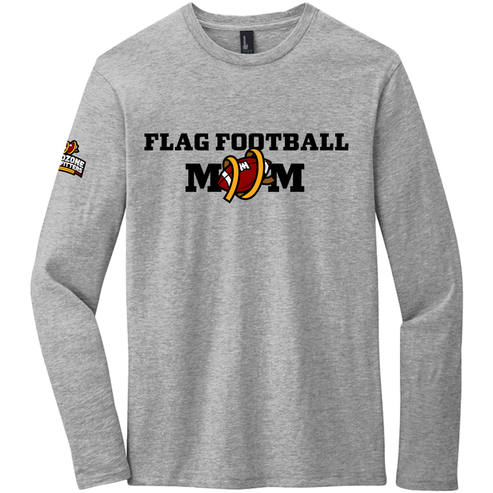 Flag Football Mom Logo - Long Sleeve Shirt